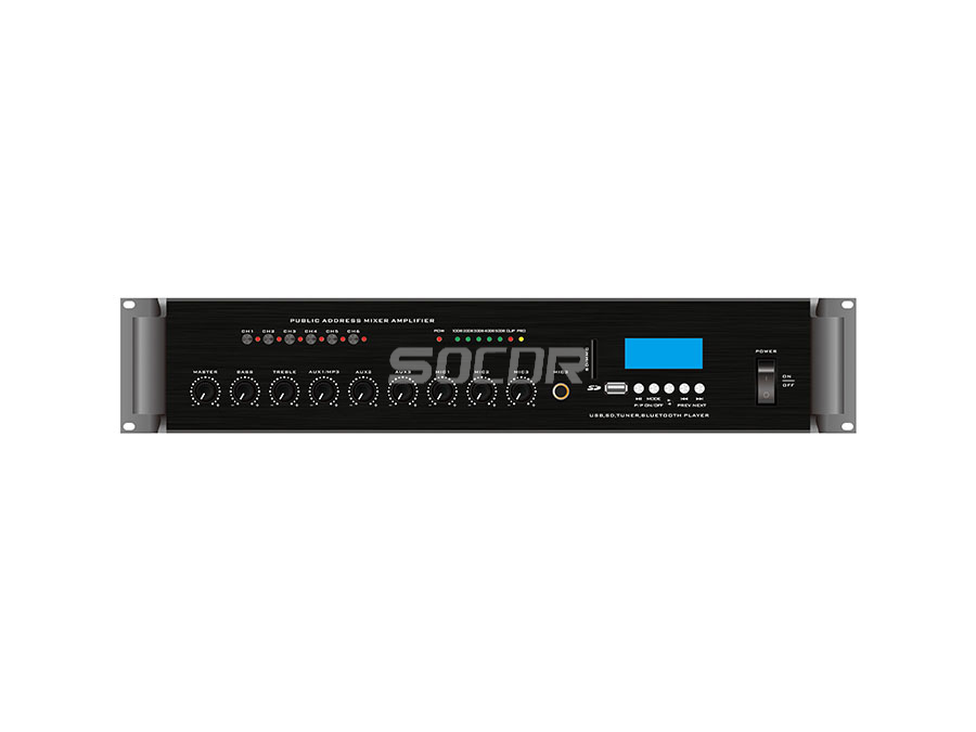 SD-6660 6分区带USB合并式功率放大器660W