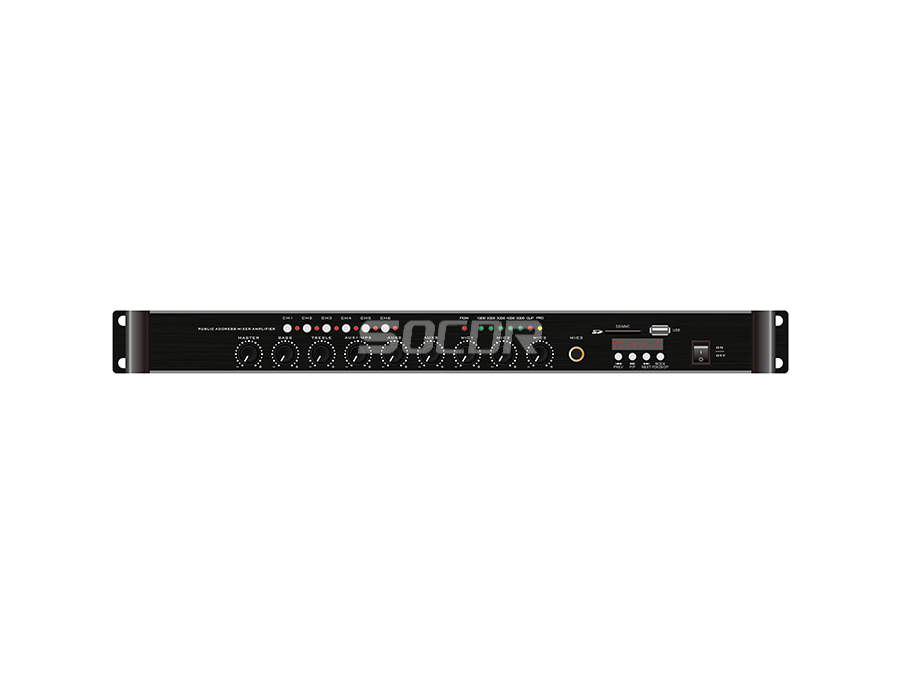 SD-6080 6分区带USB合并式功率放大器