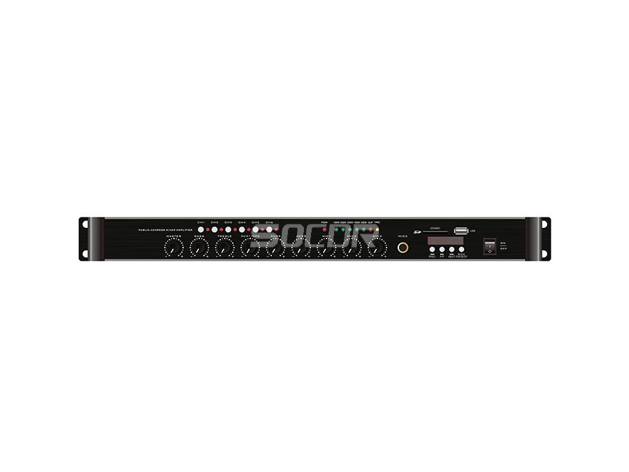 SD-6360 6分区带USB合并式功率放大器360W